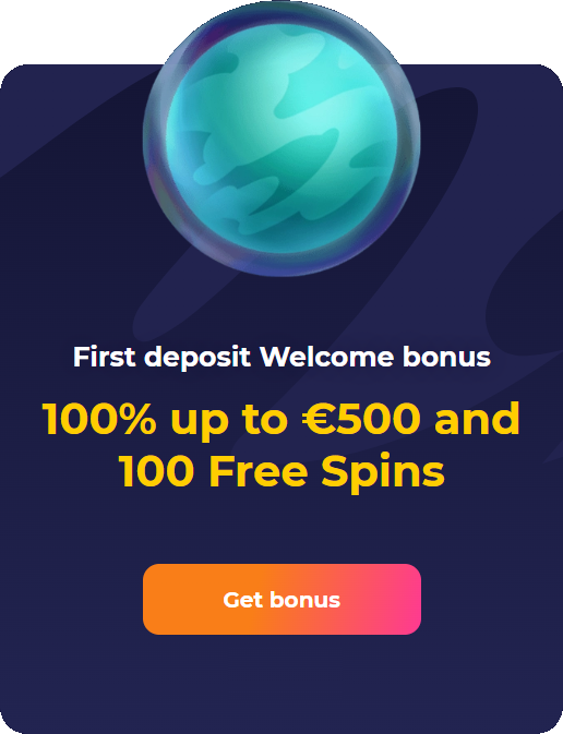 Welcome bonus form for first deposit with Planet